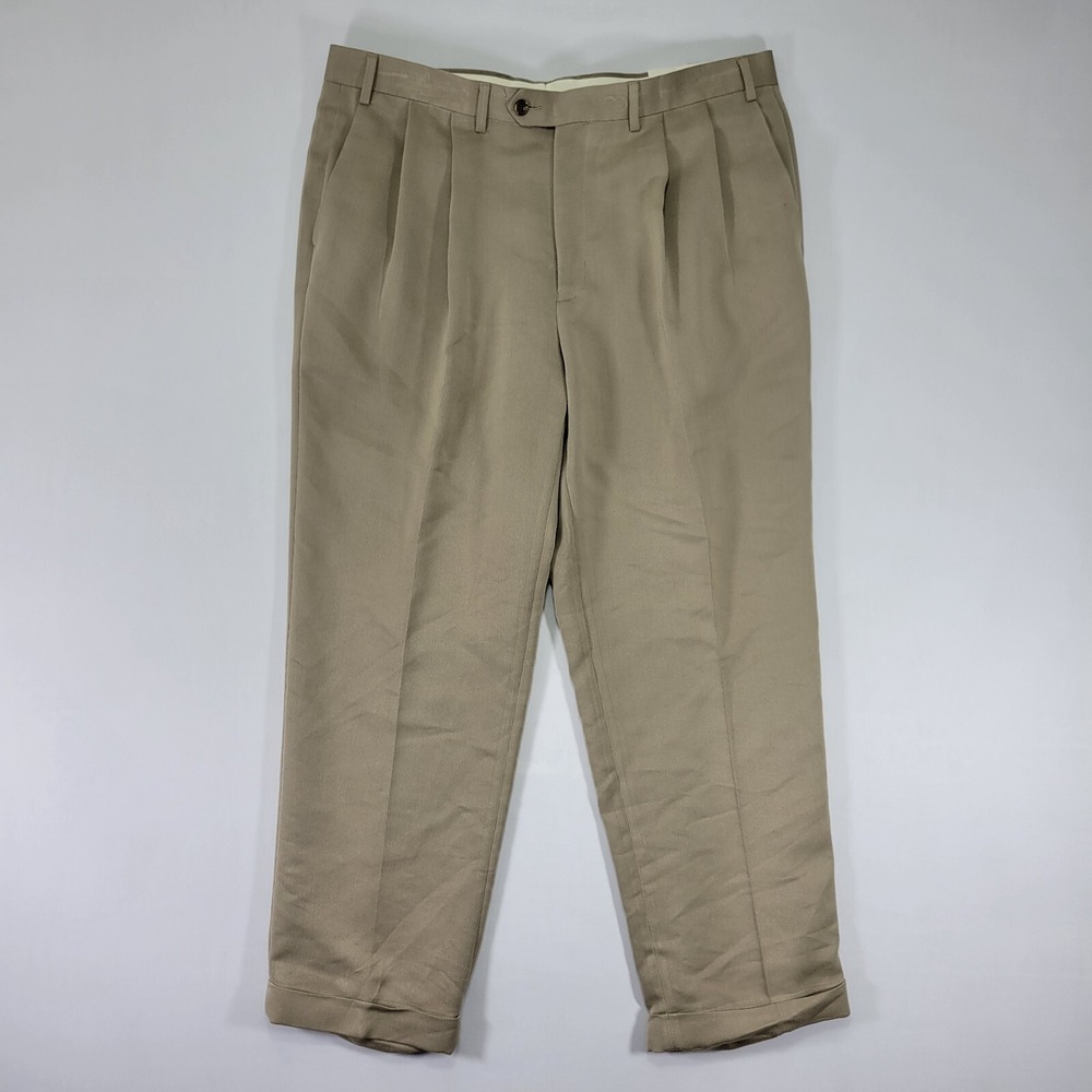 Chaps Men's‎ Dress Pants Trousers FARWPAFX0006 Size 38 x 30